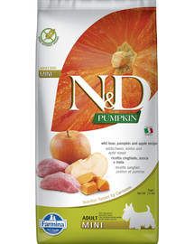 N&D GF Pumpkin Boar & Apple Adult Mini 7 kg